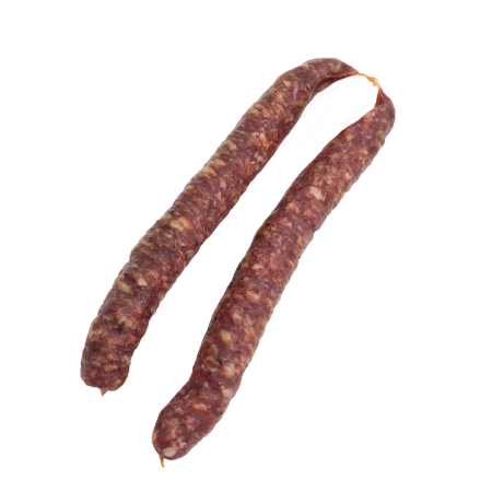 Ein Paar hausgemachte mediterrane Salami