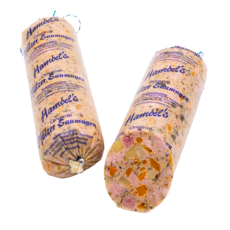500g Saumagen mit Kürbis im Kunstdarm