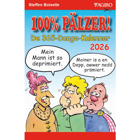 Pfälzer Kalender 2026 als 365 Tage Abreißkalender