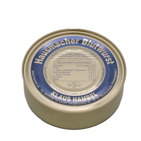 200g Dose Pfälzer Blutwurst