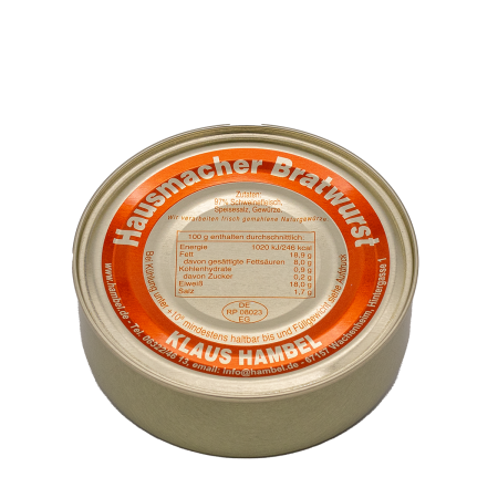 200g Dose Pfälzer Bratwurst