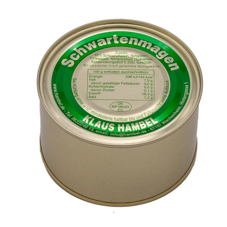 400g Dose Pfälzer Schwartenmagen