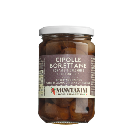 Borettane-Zwiebeln in Balsamessig