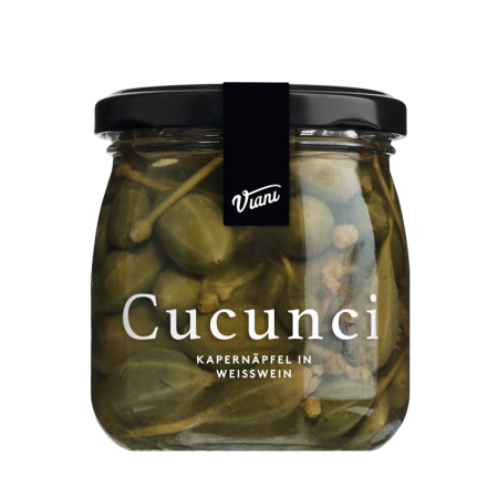 Cucunci - Kapernäpfel in Weißwein