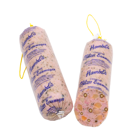 500g Saumagen Grüner Pfeffer im Kunstdarm